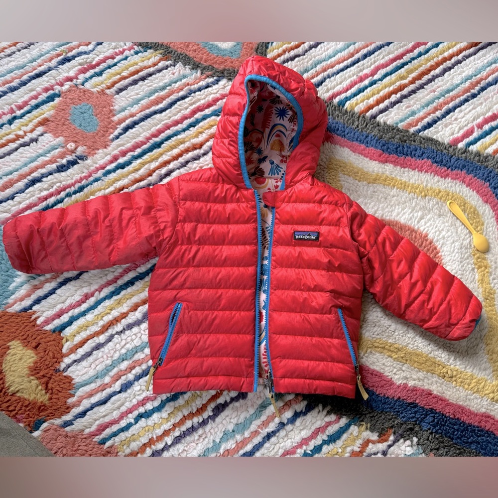Kids reverseable Patagonia down paneled jacket 2T